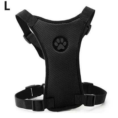 Dog Harness Car Safety Seat Belt Breathable Leash Mesh Chest Strap Multi-Function Breathable Pet Supplies Car Automotive Seat