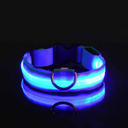 LED Safety Dog Leash Collar