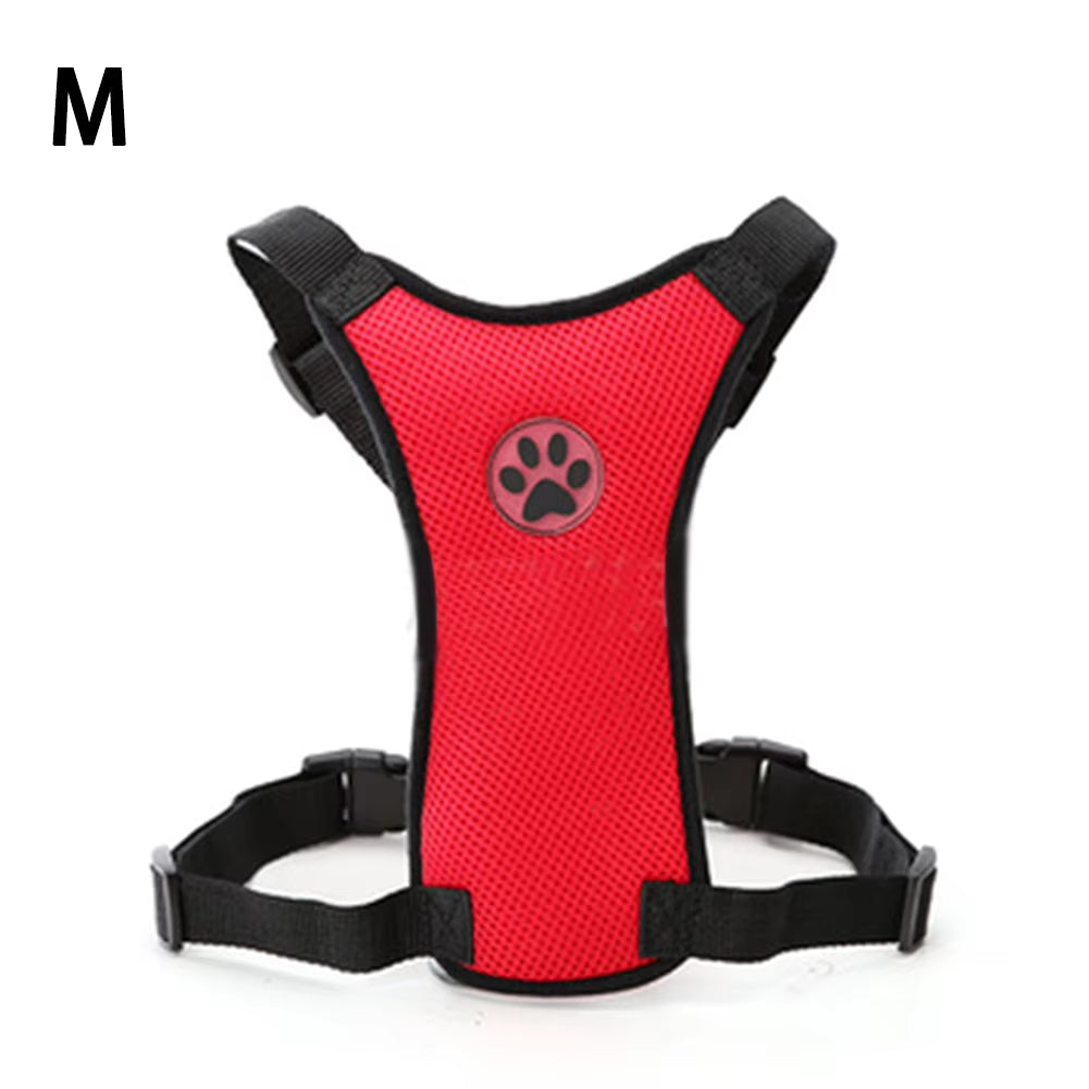 Dog Harness Car Safety Seat Belt Breathable Leash Mesh Chest Strap Multi-Function Breathable Pet Supplies Car Automotive Seat