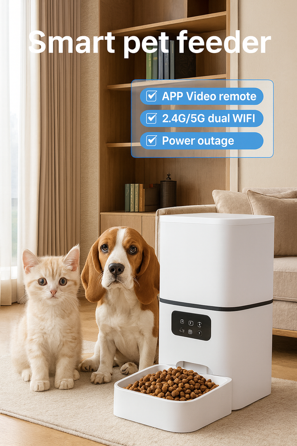 Smart Pet Feeder with Camera